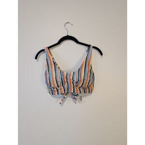 prAna Mallorca Bikini Top + Aurelia Bottom – “Water Stripe,” Size M, NWT